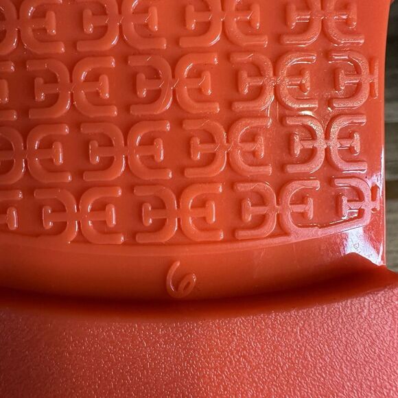 New Girls Sam Edelman Bay Logo Emblem Jelly‎ Poppy Slides Sandals Size 6 Y
